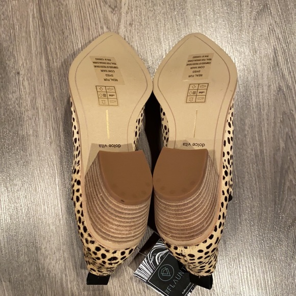 Dolce Vita Sonni Booties Cow Hide Animal Print Leopard Fall Shoes Chic Stylish - Picture 8 of 10